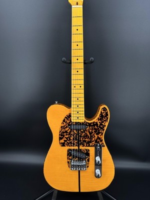 6 Strings Cat Prince TL Electric Guitar Amber Burst Flamed Maple Top Maple Neck