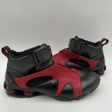 Nike Shox Stunner Zip Black Varsity Red 2003 Size 11.5 Used 304936-061