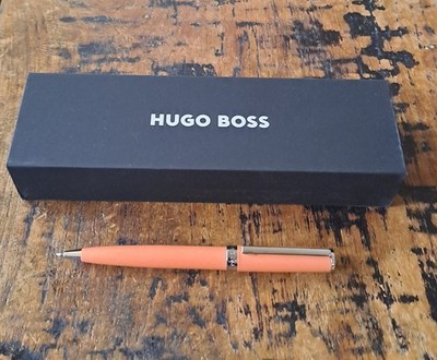 Hugo Boss Kugelschreiber Gear Icon Hellorange Lack Metall