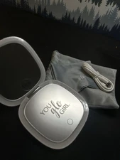 GLO TECH LED COMPACT Magnifying Small Mirror  White No Box New