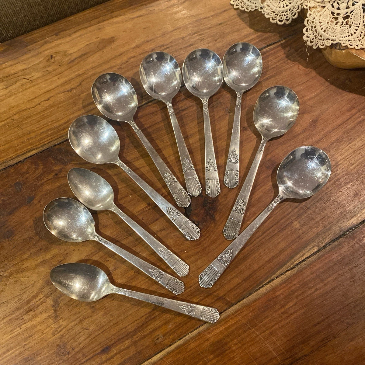 Wm. Rogers Silverware Antique US Silver-Plated Flatware for sale