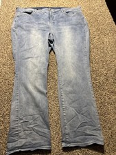 NYDJ NOT YOUR DAUGHTER'S JEANS MARILYN STRAIGHT WOMENS 26 W