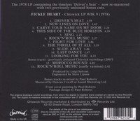 Sniff ’N’ The Tears: Sniff ’N’ The Tears: Fickle Heart - - (Cd / F)