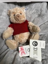 Steiff plush toy, classic Winnie the Pooh, beige with red sweater. QY3VQG