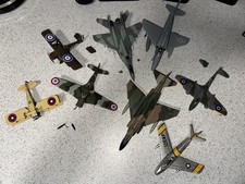 Bundle of Diecast Military Aircraft Model Planes Preowned C1