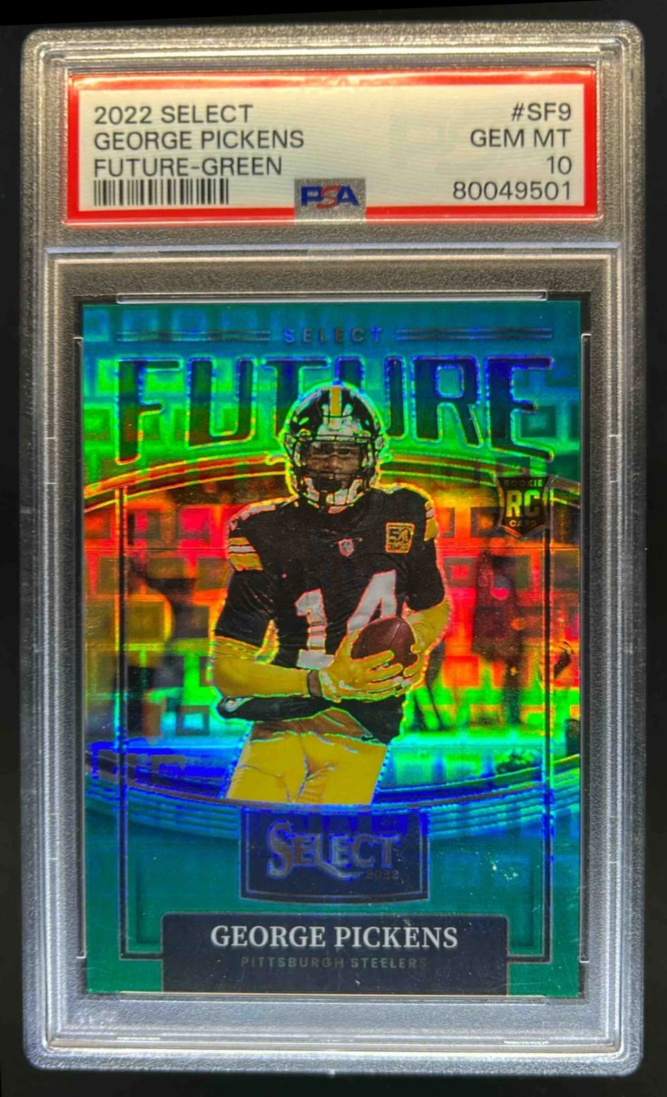 George Pickens Panini Select Select Future #SF9 Green