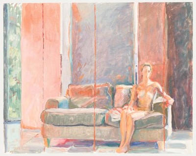 Pauline Plummer (b.1933) - Zeitgenössisches Öl, In Der Sommerhitze.