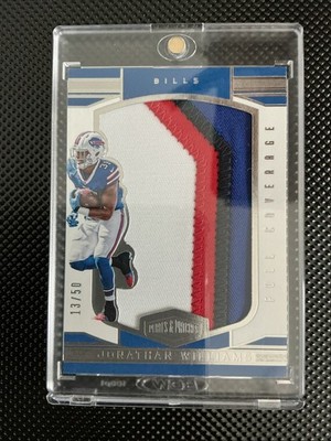 2016 Panini Plates & Patches -  Jonathan Williams #FC-JW /50 (MEM, RC)