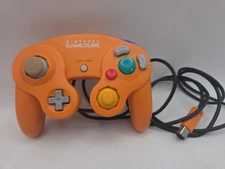Minty🐢Super Deep Cleaned⭐️Nintendo GameCube Controller OEM DOL-003 Spice Orange