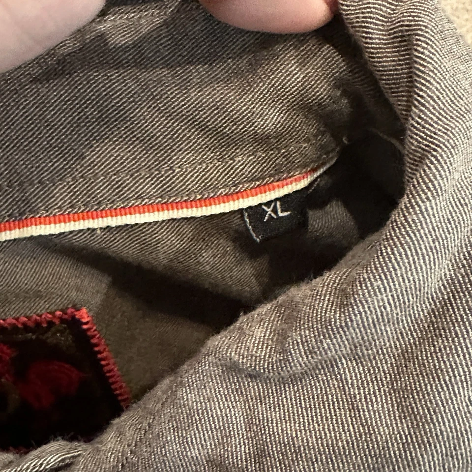 EQ Rooster Mens Button Down Long Sleeve Shirt Size LX Casual Workwear - Image 3 of 4