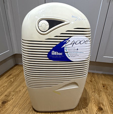 Ebac 2400E Portable Dehumidifier 13.5L/Day 3.5L Tank 320W 240V White