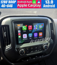 Apple Carplay For 2014-2018 Chevrolet Silverado GMC Sierra Car Stereo Radio GPS