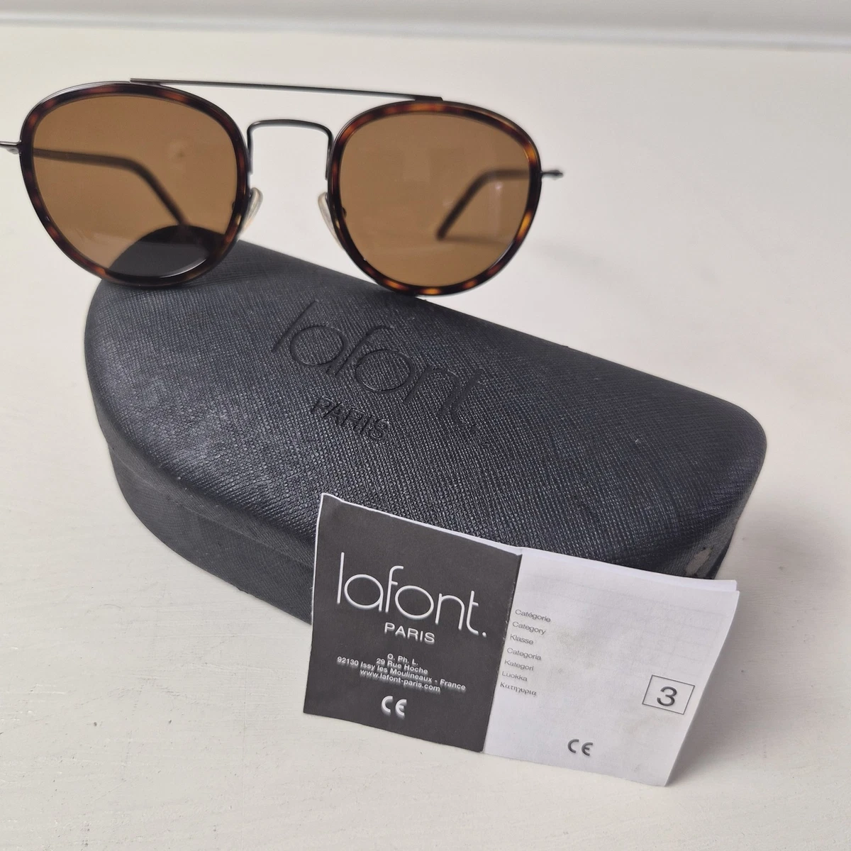 Jean Lafont Paris Jamaique 067 Tortoise Polka Dot Sunglasses Made in Franc 22245 Jean Lafont Paris - Etsy New Zealand main image 3
