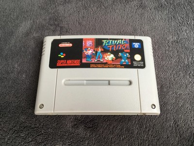 Super Nintendo Rival Turf FAH Sehr Guter Zustand
