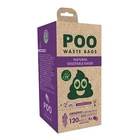 M-PETS Dog Poop Waste Bags (120 bags) Natural Vegetable Based - Lavender Scented