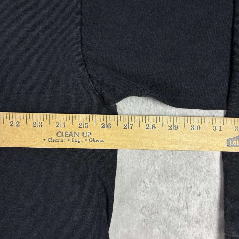 Vintage Air Jordan Black Long Sleeve T Shirt Embroidered size 2XL 90s - Image 3 of 4