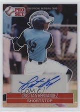 2021 Leaf Pro Set Metal 1991 Base Cristian Hernandez #PS1-CH2 Auto i6j