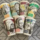 Vintage 1979 Coca-Cola Star Wars Collector Cups Set of 7