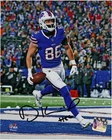 Dalton Kincaid Buffalo Bills Signed 8" x 20" Snowing Touchdown Vertical Photo