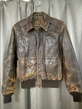 Schott A-2 giacca pelle blouson uomo taglia 36 originale