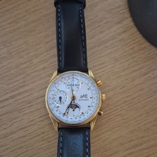 Dubois 1785 Automatik Chronograph Mondphase Collection du Bois Generalüberholt