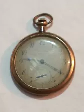 Antique Langendorf 7 Jewels Lonville Watch Co 16s Running "Stem Needs Repair"