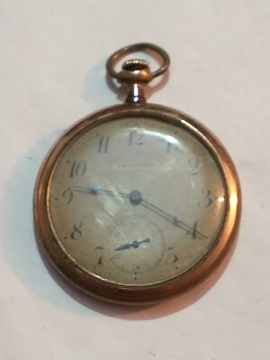 Antique Langendorf 7 Jewels Lonville Watch Co 16s Running ''Stem Needs Repair''