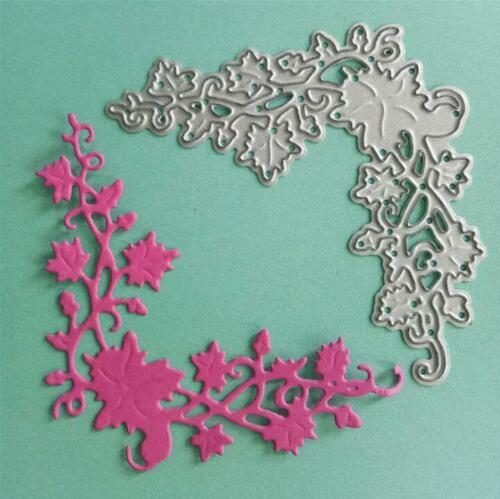 Leaf Vine Edge Border METAL CUTTING DIES Cut album embossing stencils template - Picture 2 of 2