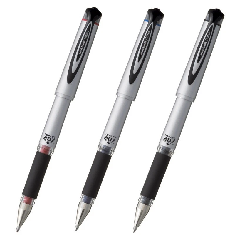 Uni-ball 207 Impact Gel Pen Blue or Red. Choose your Colour. - Image 1 of 1