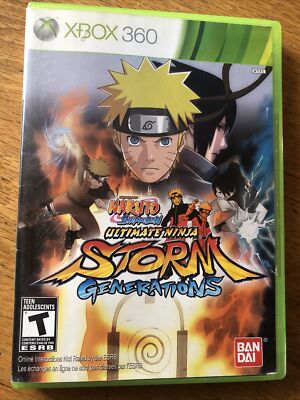 Naruto Shippuden: Ultimate Ninja Storm Generations (Microsoft Xbox 360, 2012)Cas