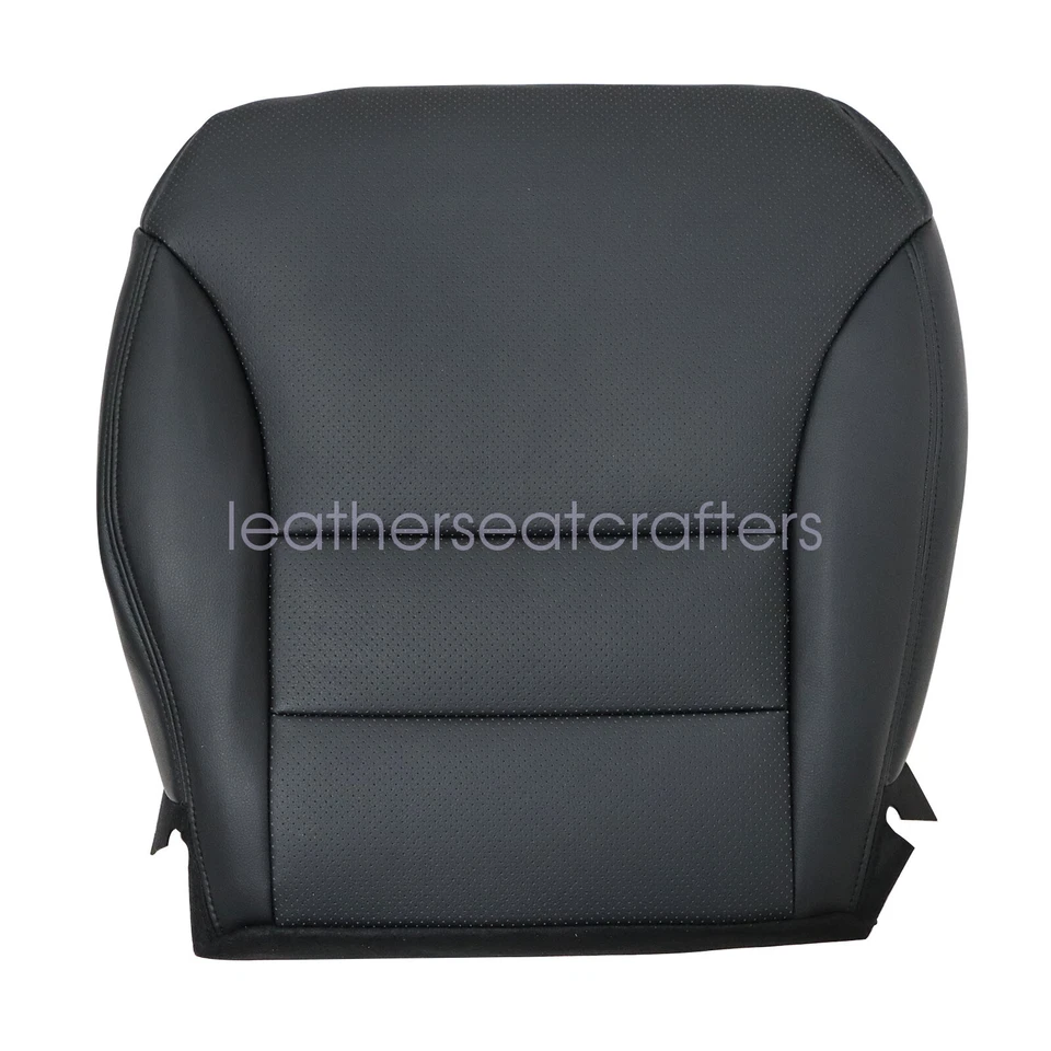 Cubierta de asiento de cuero inferior lateral del pasajero negra perfecta para Honda CRV CR-V 2005-2007 Foto 2 de 4