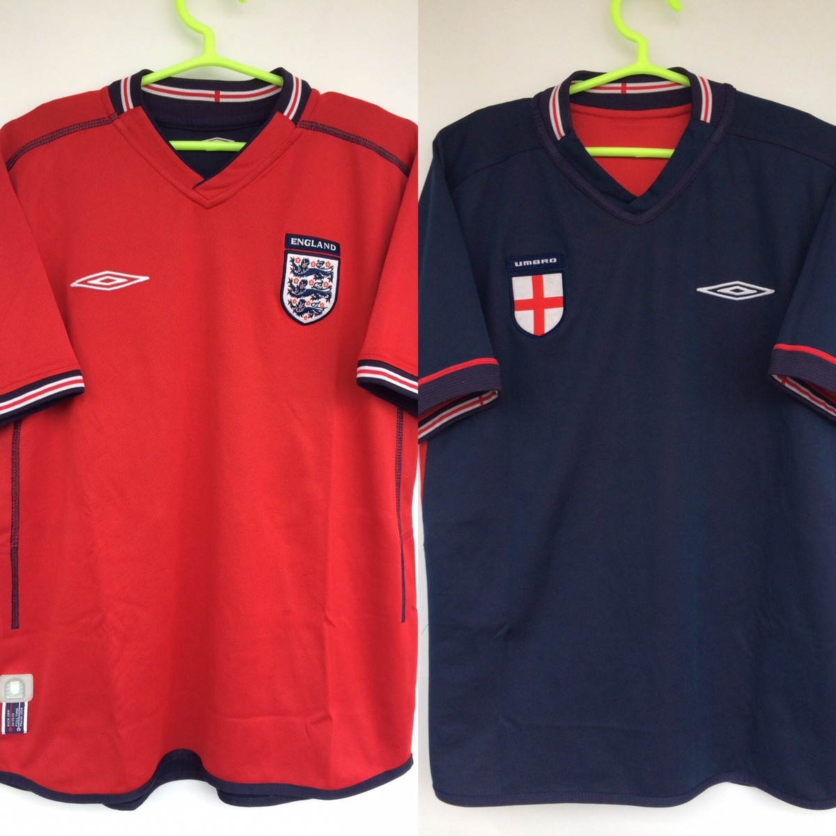 ENGLAND NATIONAL TEAM 2004 2006 UMBRO REVERSIBLE FOOTBALL SOCCER
