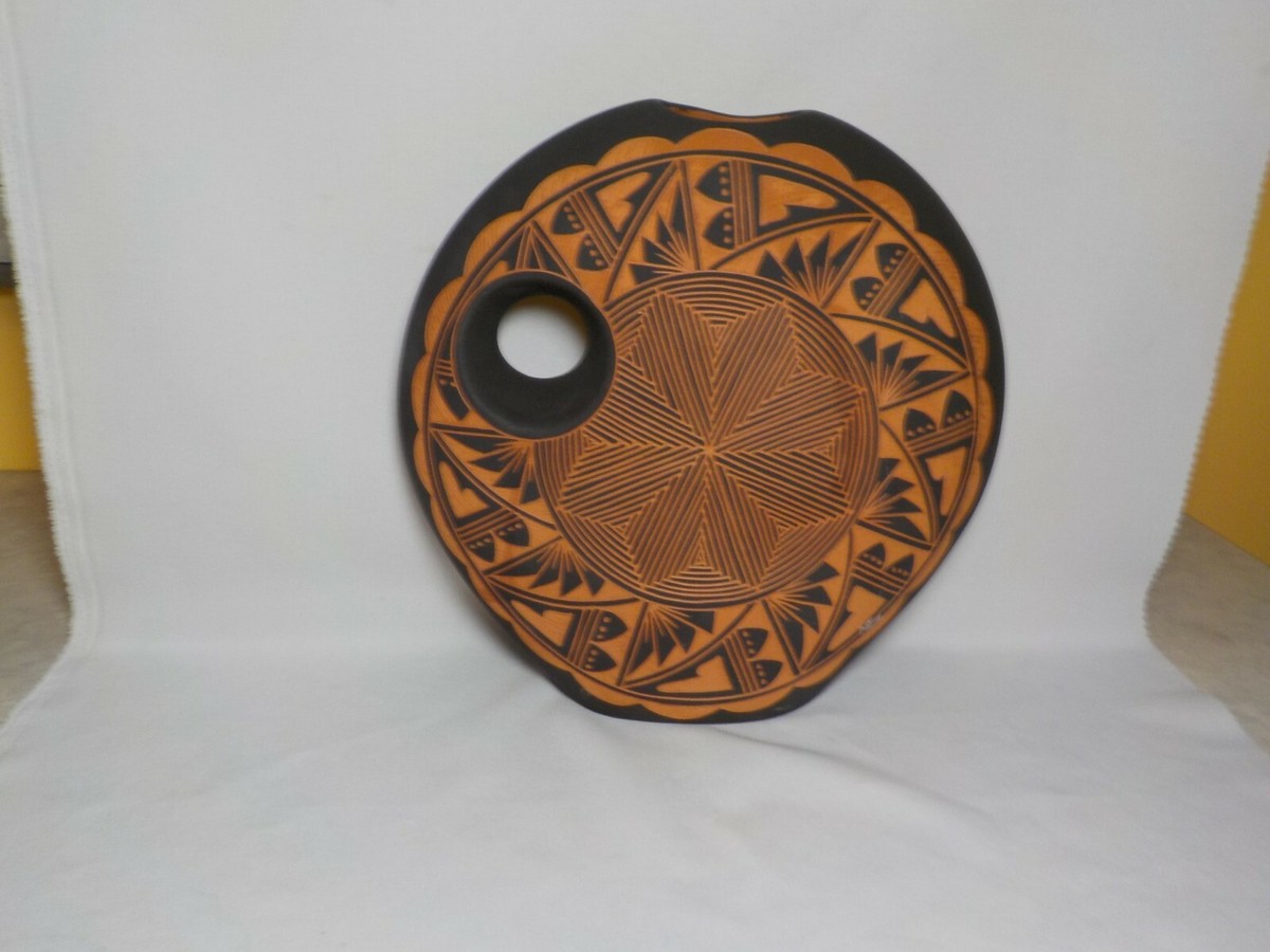 新品 インディアンジュエリー アコマ　Acoma ポッテリー　陶器　acoma ACOMA アコマ・プエブロインディアンのつくる壷 ポッタリー