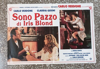 Fotobusta Originale - SONO PAZZO DI IRIS BLOND Lobbycard Foto di scena Manifesto