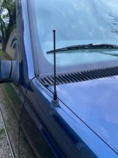 7" Black Stainless Antenna Mast Power Radio AM/FM for Chevrolet Tahoe 1992-2006