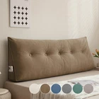 Triangle Headboard Pillow Soft Chenille Bed Wedge Lumbar Support Reading Cushion