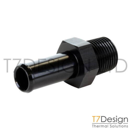 1/4" NPT Male to 3/8" Barb Push On Hose End Fitting Adapter - T7Design - Afbeelding 1 van 3
