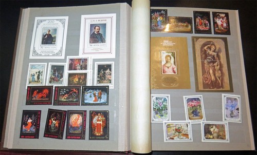 USSR Russia Soviet era stamps blocks collection Album Philatelic - Picture 2 of 11
