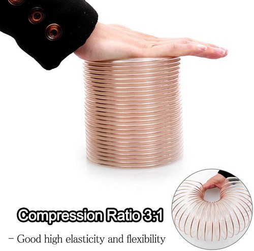 100mm Dust Collection Extractor Hose PU Clear Ducting Flexible Air Exhaust Pipe - Picture 6 of 11