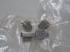 GM General Motors 25 Year Suggestion Tie Clip & Pair of Pins UAW Region 2 Lapel