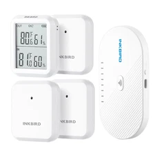 Wifi Thermometer Hygrometer 3 Pack with 300Ft Wireless Sensors & App Alerts | In
