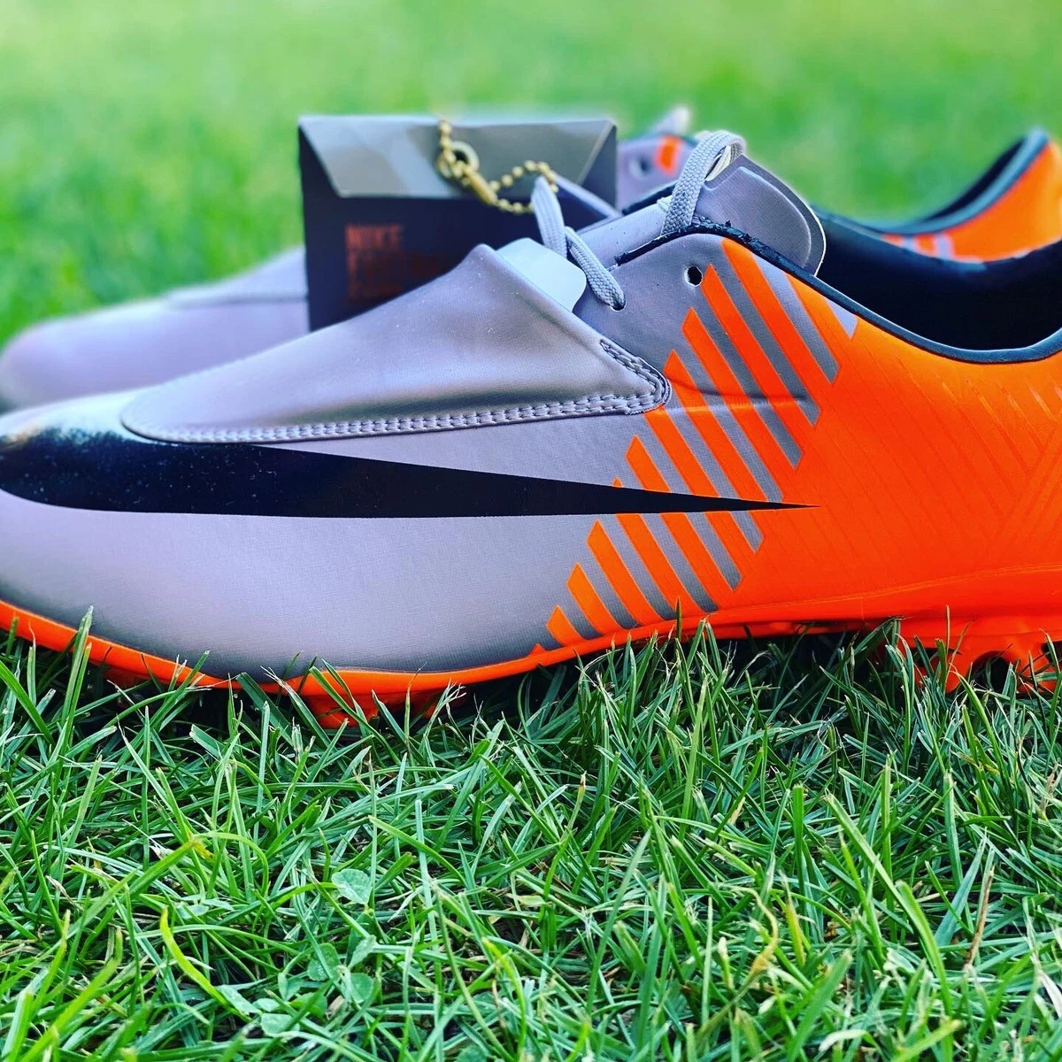 zanger wervelkolom sensatie Seltene Nike Mercurial Vapor VI FG WC lila orange Stollen Größe 7 UK | eBay