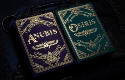 Anubis & Osiris Spielkarten - Shadow Edition (2 Deck Set) von Steve Minty