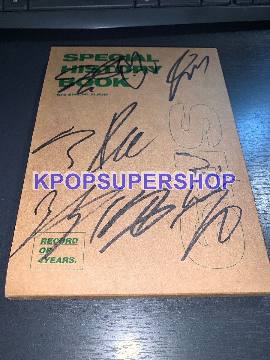 SF9 Special Album Special History Book Autographed Signed CD Promo
