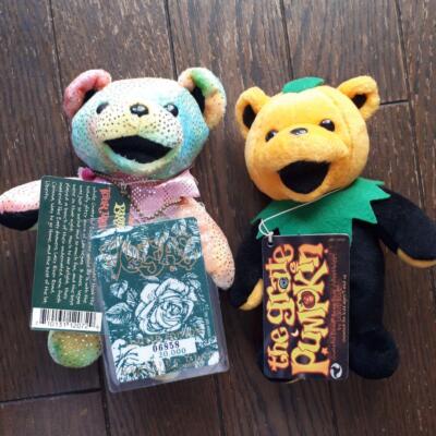 Grateful Dead Bear Plush Toy Lot of 5 Vegas Frosted All Access