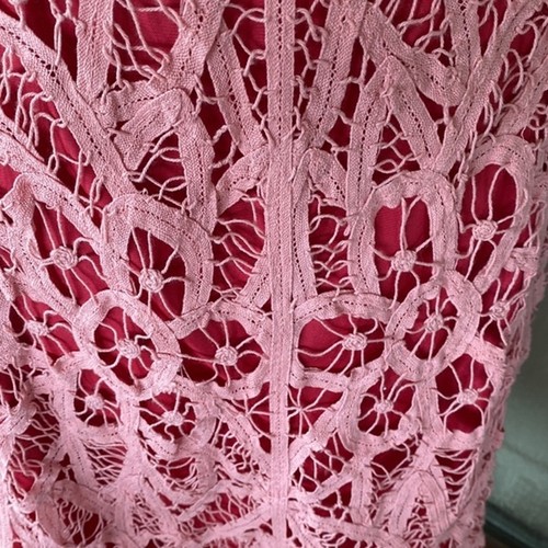 Betsy Johnson pick and red strapless dress. Size 12 but fits more like 10. NWT - Picture 6 of 8