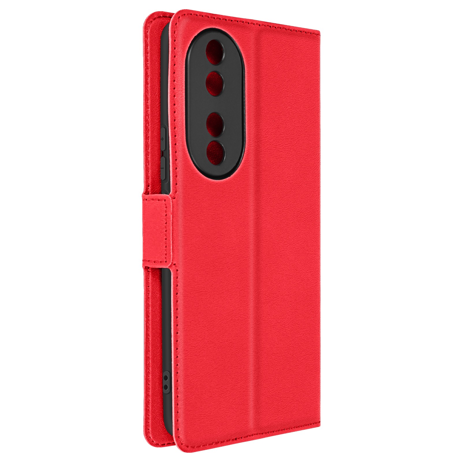 Housse Honor 90 portefeuille ultra-slim avec clapet fonction support vidéo rouge
