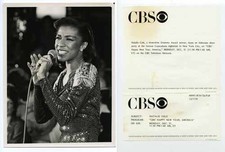 CBS Press Photo 7X9 Natalie Cole Happy New Year '79
