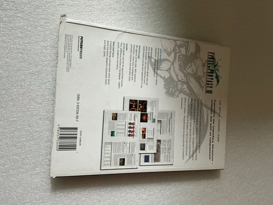 Final Fantasy III (3) Official Strategy Guide Future Press Paperback vgc rare - Image 2 of 4