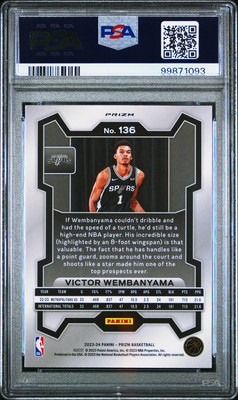 2023-24 Panini Prizm - Victor Wembanyama #136 Red White 2023-24 Panini Prizm - Victor Wembanyama #136 Red White